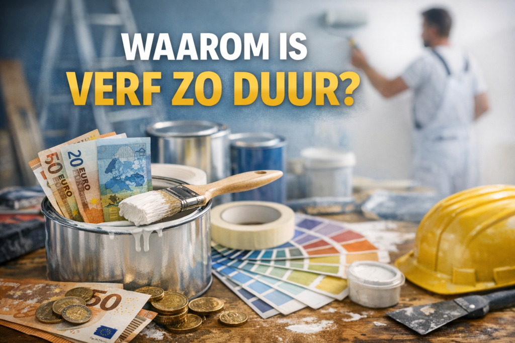 Waarom is verf zo duur?
