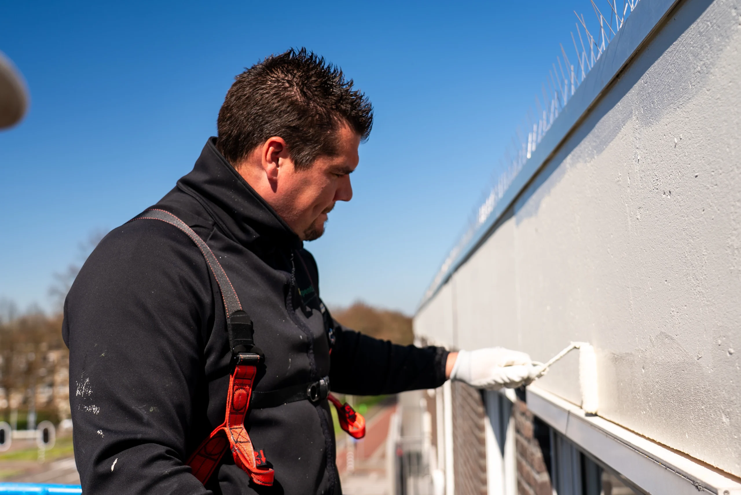 medewerker van Serpenti BV hersteld oude verf.